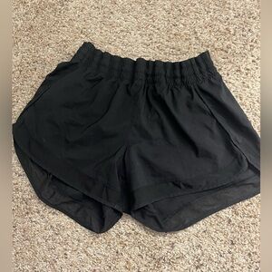 Athleta Black Athletic Shorts With Mesh